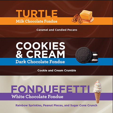 Chocolate Fondue Variety 3-Pack