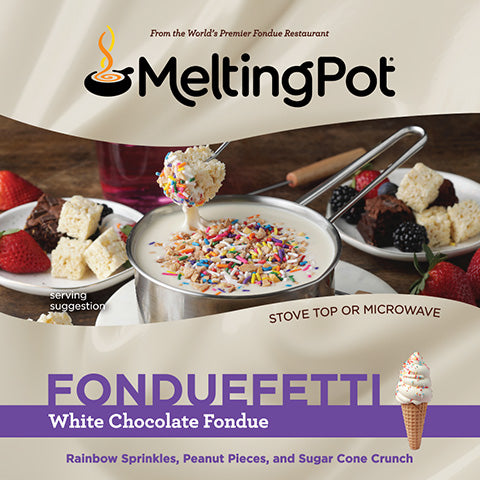 Fonduefetti White Chocolate Fondue Packaging