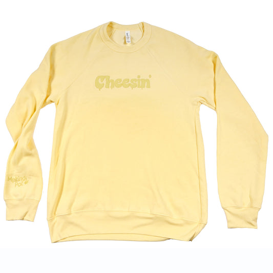 Cheesein Sweatshirt on Table